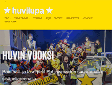 Tablet Screenshot of huvilupa.fi